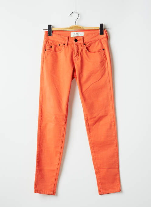 Pantalon slim orange CORLEONE pour femme