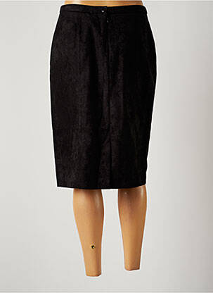 Jupe mi-longue coupe droite noir PAUPORTÉ femme