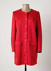 Manteau long rouge MERI & ESCA pour femme seconde vue