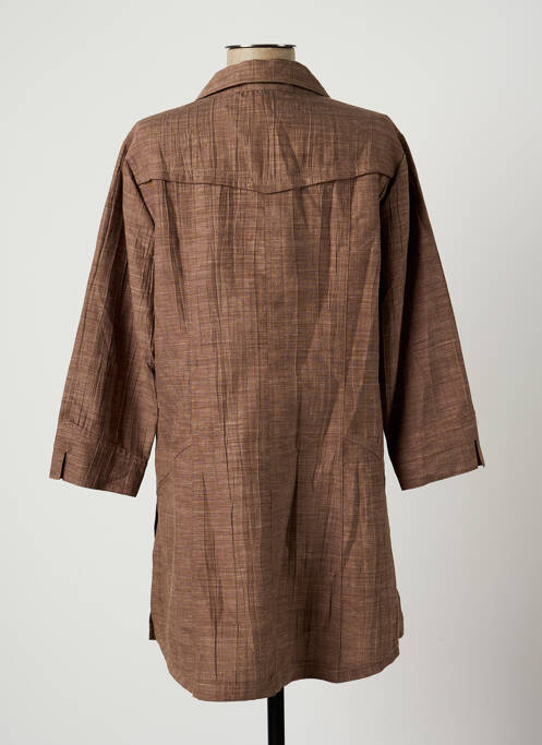 Tunique manches longues marron PAUPORTÉ pour femme
