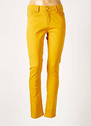 Pantalon slim jaune GRIFFON pour femme