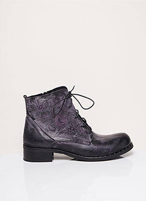 Bottines/Boots violet ZERO NERO pour femme