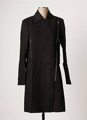Manteau long noir ARELINE pour femme seconde vue