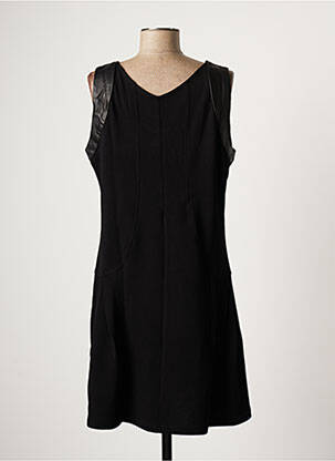 Robe courte sans manche sans manche noir ARELINE femme