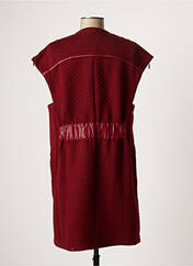 Robe courte rouge ARELINE pour femme seconde vue