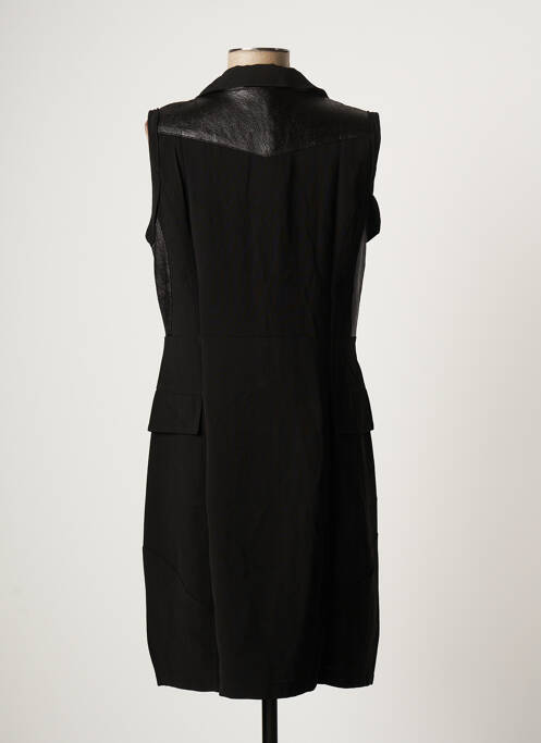 Robe mi-longue noir ARELINE pour femme