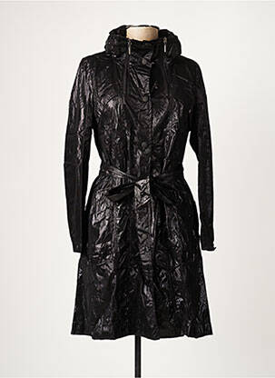 Trench poches sans capuche noir ARELINE femme