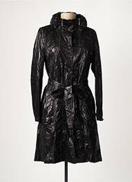 Trench poches sans capuche noir ARELINE femme