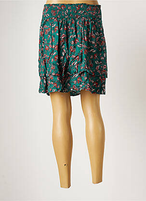 Jupe courte coupe droite vert AN' GE femme