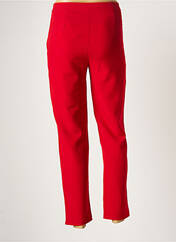Pantalon droit rouge ADILYNN pour femme seconde vue