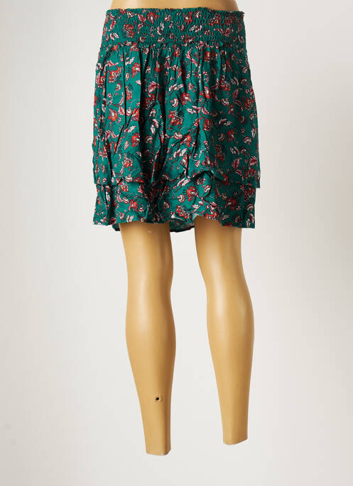 Jupe courte vert AN' GE pour femme