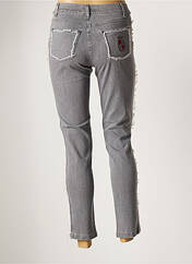 Jeans coupe slim gris AQUAJEANS pour femme seconde vue