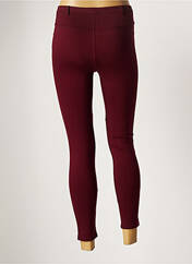 Pantalon slim rouge LEO & UGO pour femme seconde vue