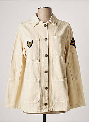 Veste casual coupe droite beige FIVE femme