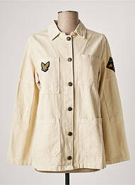 Veste casual coupe droite beige FIVE femme