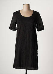 Robe courte noir PABLO pour femme seconde vue