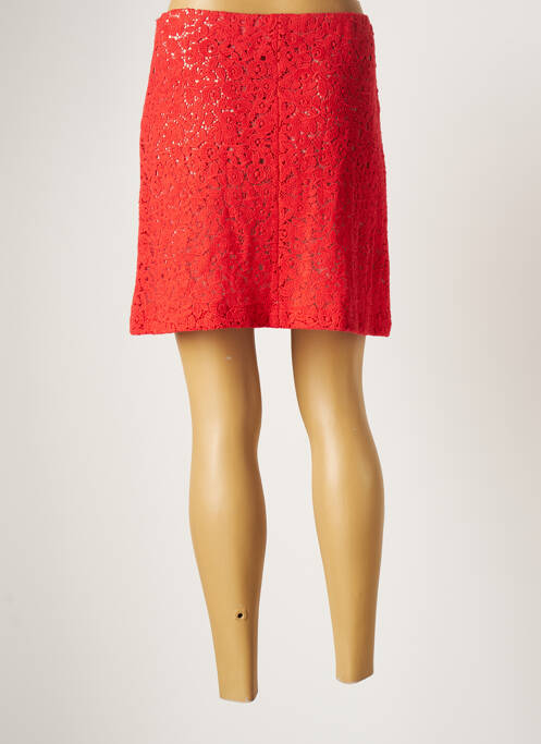 Jupe courte rouge PABLO pour femme
