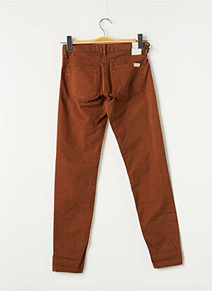 Jeans coupe slim marron FIVE femme