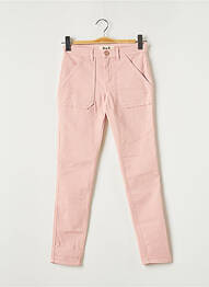 Jeans coupe slim rose HOD femme