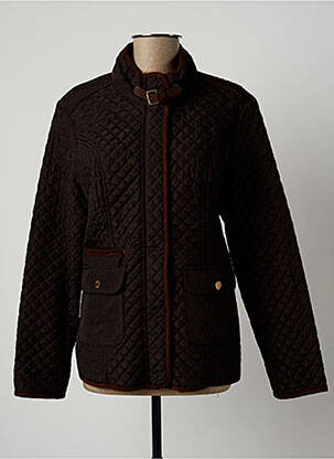 Manteau court marron BARILOCHE pour femme