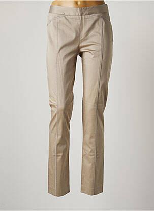 Pantalon droit beige DIKTON'S pour femme