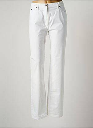 Pantalon droit blanc SETRAK pour femme