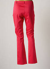 Pantalon droit rose GEVANA pour femme seconde vue