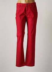 Pantalon droit rouge FRANCE RIVOIRE pour femme seconde vue