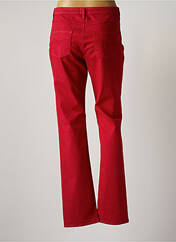 Pantalon droit rouge FRANCE RIVOIRE pour femme seconde vue
