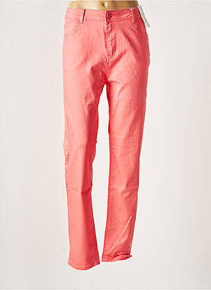 Pantalon droit rose S.QUISE pour femme
