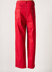Pantalon droit rouge S.QUISE pour femme seconde vue