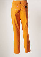Pantalon slim orange ANNA MONTANA pour femme seconde vue