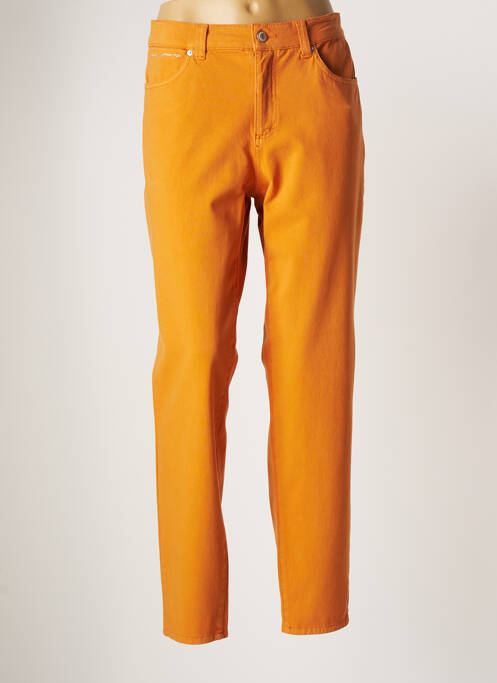 Pantalon slim orange ANNA MONTANA pour femme