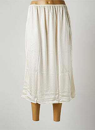 Jupon /Fond de robe blanc MARJOLAINE pour femme