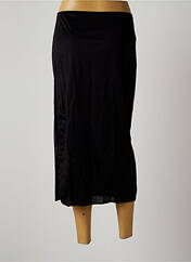 Jupon /Fond de robe noir MARJOLAINE pour femme seconde vue