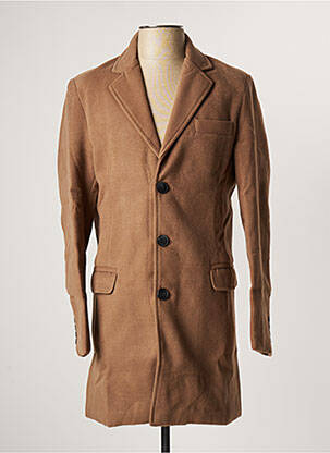 Manteau long marron FRILIVIN pour femme