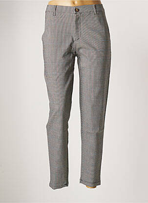 Pantalon droit gris FRILIVIN pour homme
