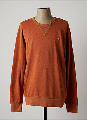 Sweat-shirt orange JACK & JONES pour homme