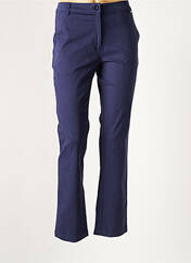 Pantalon chino bleu AGATHE & LOUISE pour femme seconde vue