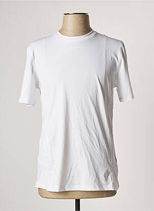 T-shirt blanc CRAFT pour homme