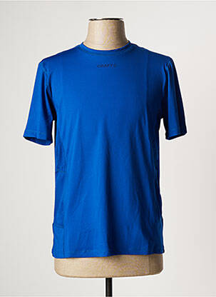 T-shirt bleu CRAFT pour homme
