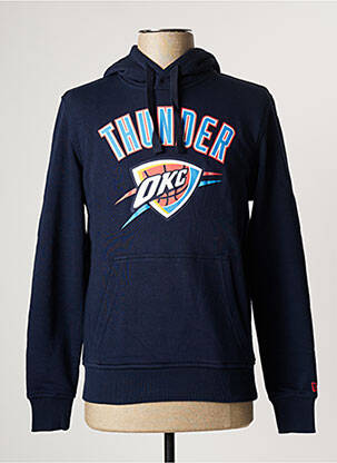 Sweat-shirt à capuche bleu NEW ERA pour homme