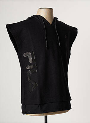 Sweat-shirt à capuche noir FILA pour homme