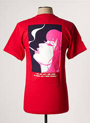 T-shirt rouge HUF pour homme seconde vue
