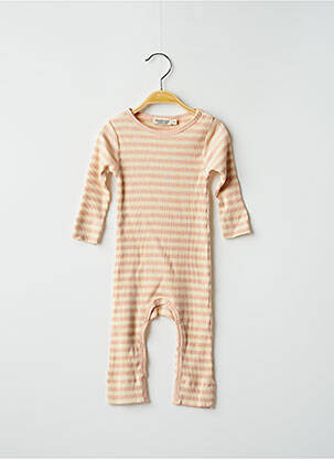 Combi-pantalon col rond manches longues rose MARMAR fille