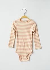 Body lingerie rose MARMAR pour fille seconde vue