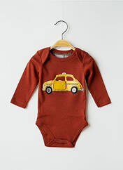 Body lingerie marron MILK ON THE ROCKS pour garçon seconde vue