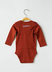 Body lingerie marron MILK ON THE ROCKS pour garçon seconde vue