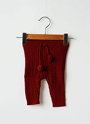 Pantalon slim rouge CYRILLUS pour fille
