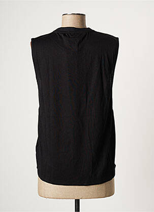 Débardeur coupe droite sans manche noir ADIDAS femme